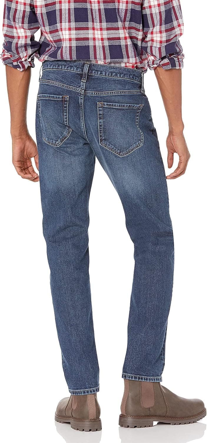 Amazon Essentials Hombre Vaqueros Ajustados - Colores interrumpidos 35W / 32L Lavado Medio — view 2