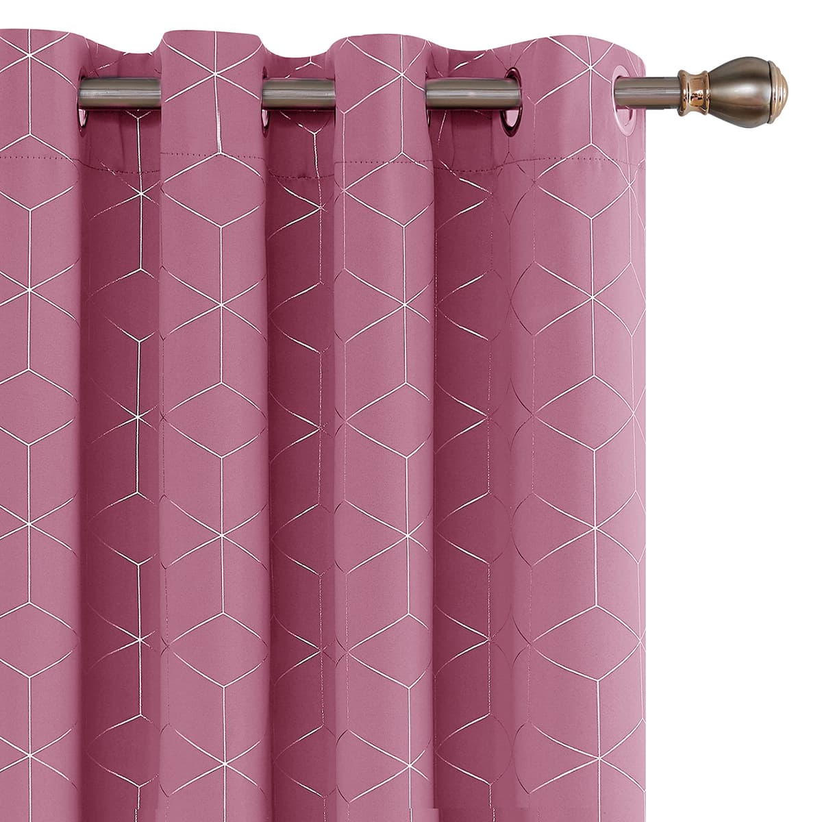 Deconovo Blackout Curtains, Modern Sky Blue Curtains for Living Room, Thermal Curtains, Ring Top Curtains, Noise Isolating, 46" W x 72" H, Set of 2 — view 41