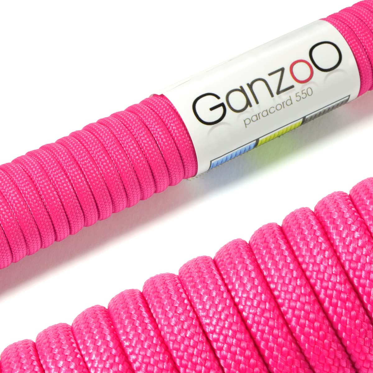 Ganzoo Paracord 550, Cuerda de 4 mm, 30 Metros, Poliéster, Tipo 3-7 Hilos Interiores, Correa de Perro Collar Pulsera, Camping Supervivencia y Cuerda Multiusos, Verde Oscuro — view 47