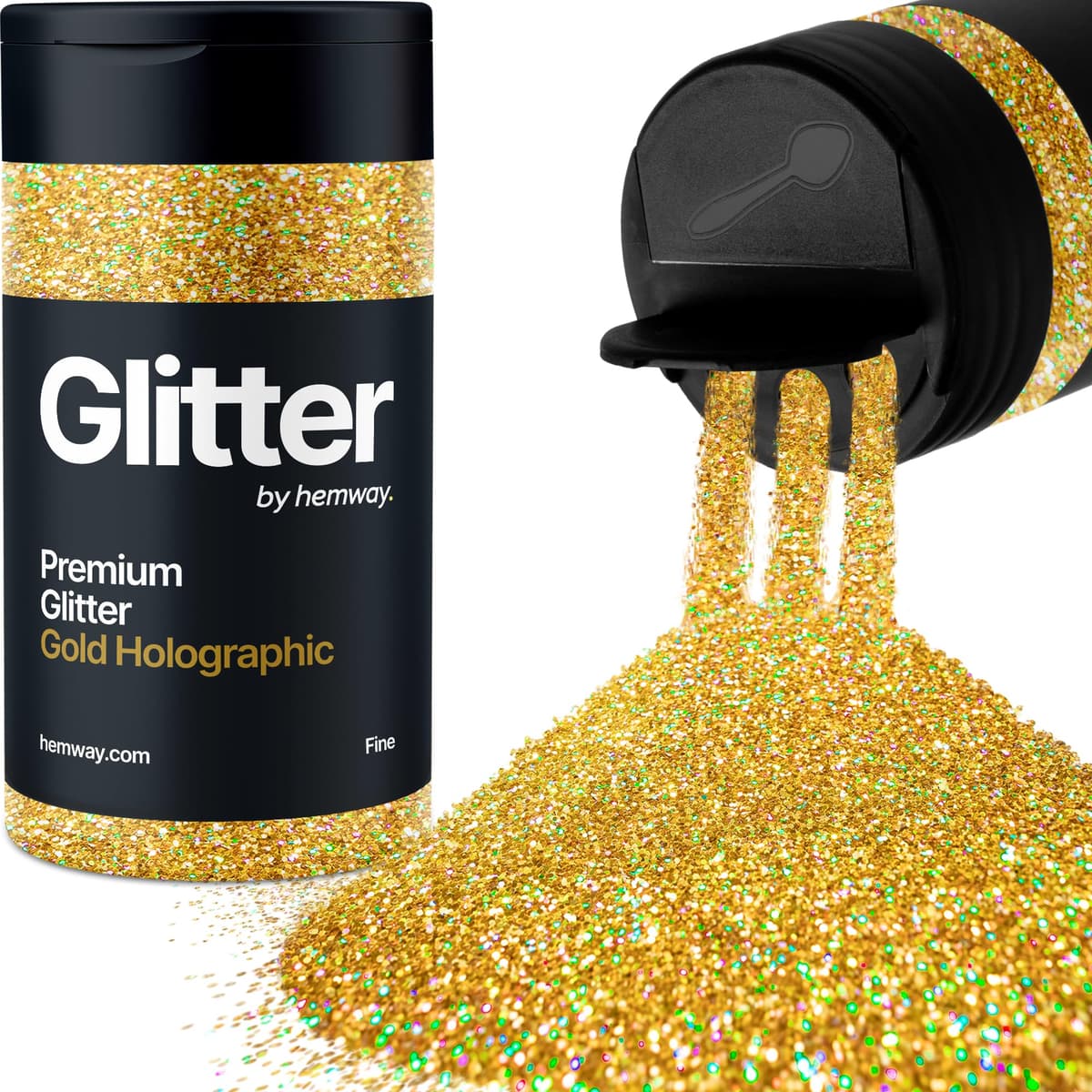 Light Rose Gold Glitter Shaker, 130g Ultrafine Glitter, Crafts 1/128" Metallic Flake Light Rose Gold Sequins, Resin & Epoxy Crafts, Decorating, Halloween, Christmas Nail, Face, Hemway — view 181