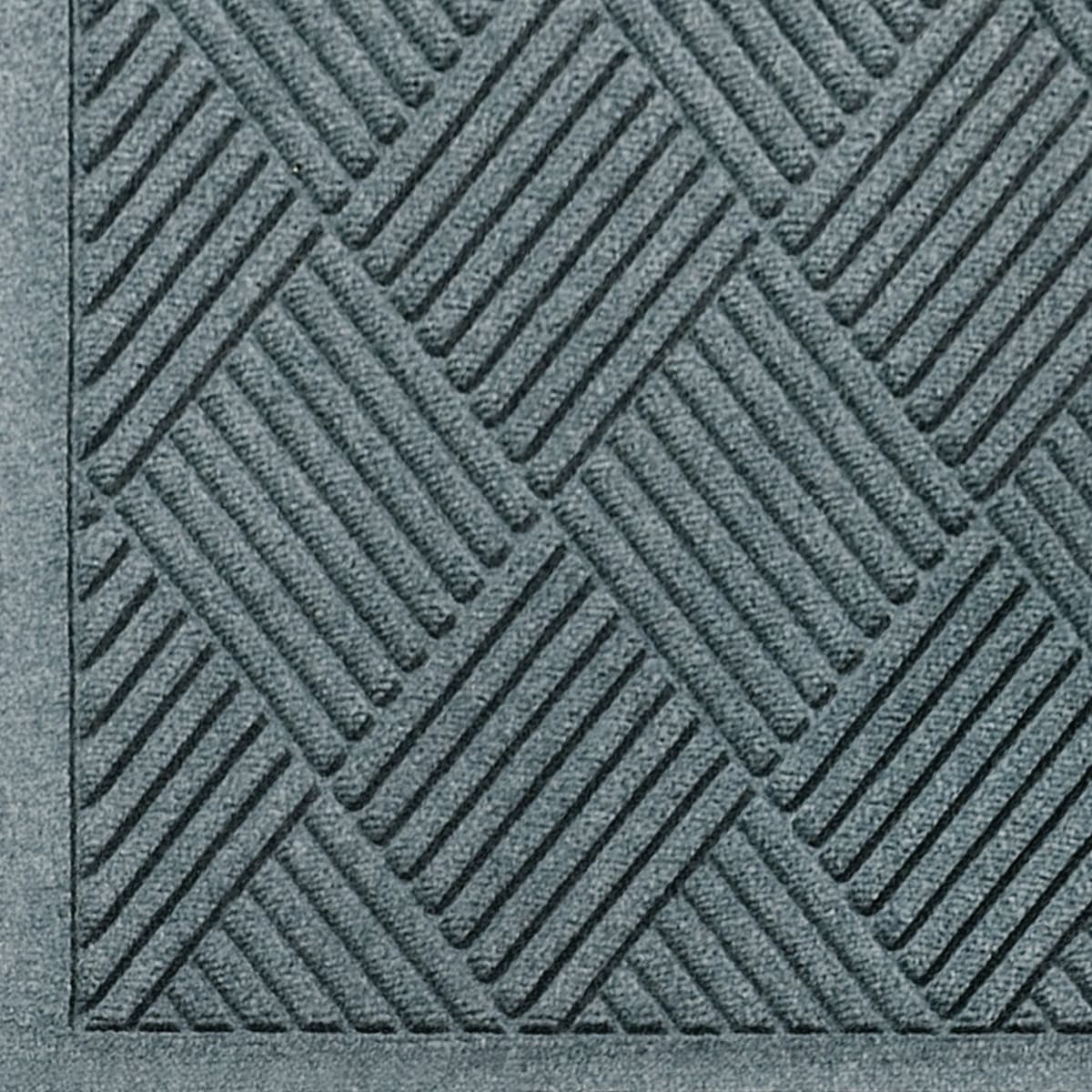 M+A Matting - 221580034 WaterHog Fashion Diamond-Pattern Commercial Grade Entrance Mat, Indoor/Outdoor Medium Brown Floor Mat 4' Length x 3' Width, Bluestone by