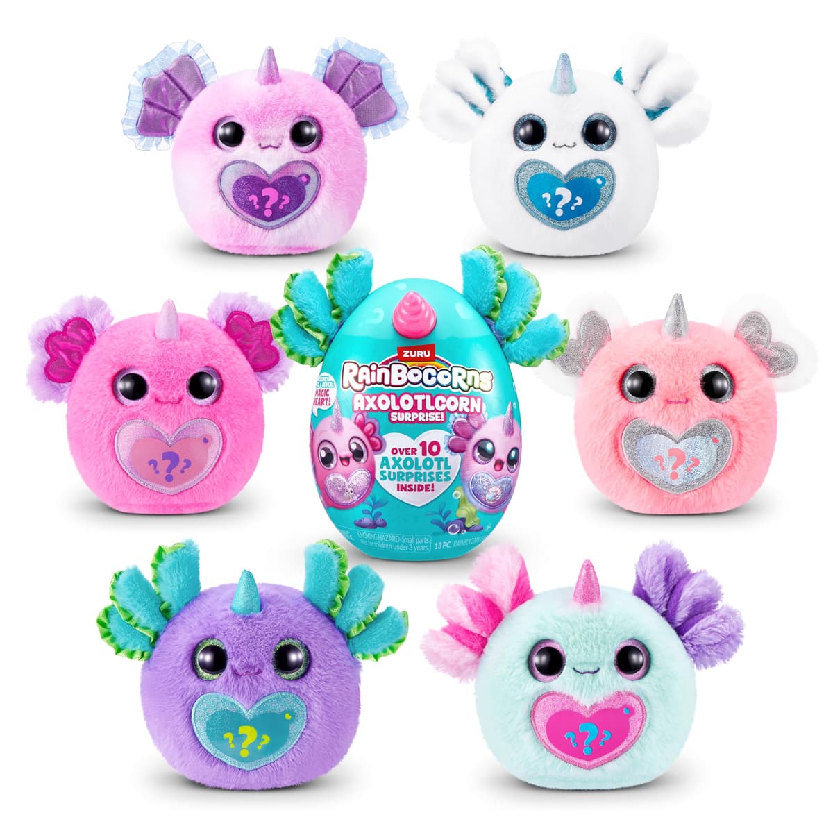 Rainbocorns Axolotlcorn Surprise de ZURU (Flowy), Peluche Coleccionable para niñas Mayores de 3 años — view 5