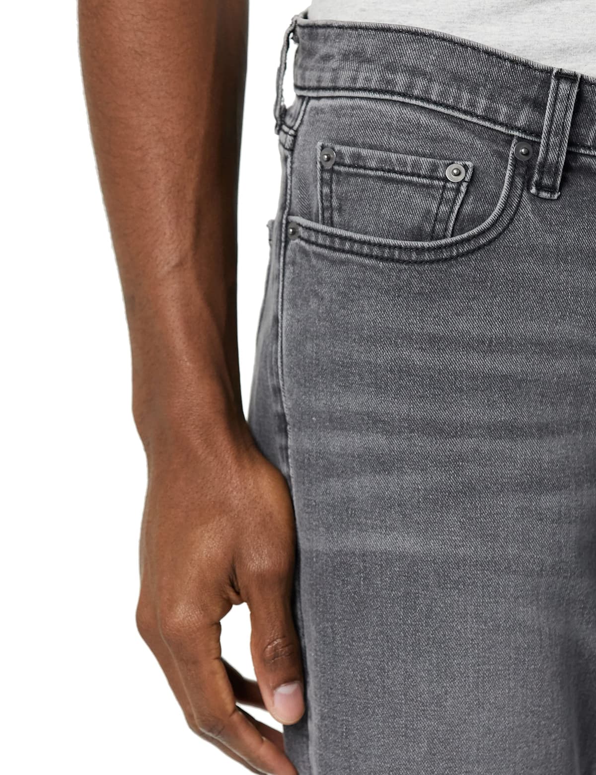 Amazon Essentials Hombre Vaqueros Elásticos de Corte Deportivo - Colores interrumpidos — view 5
