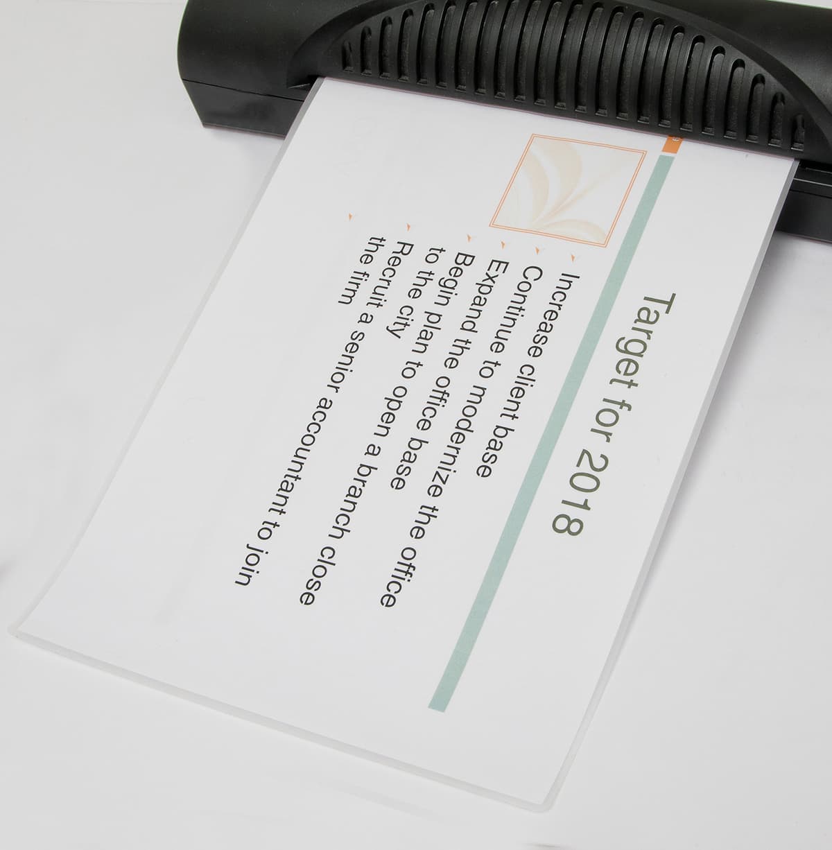 Deskit Laminating Pouches A4, Glossy, 120 Sheets, 100 Microns - Clear and Durable Presentations - Flexible Rigidity for Everyday Use — view 6