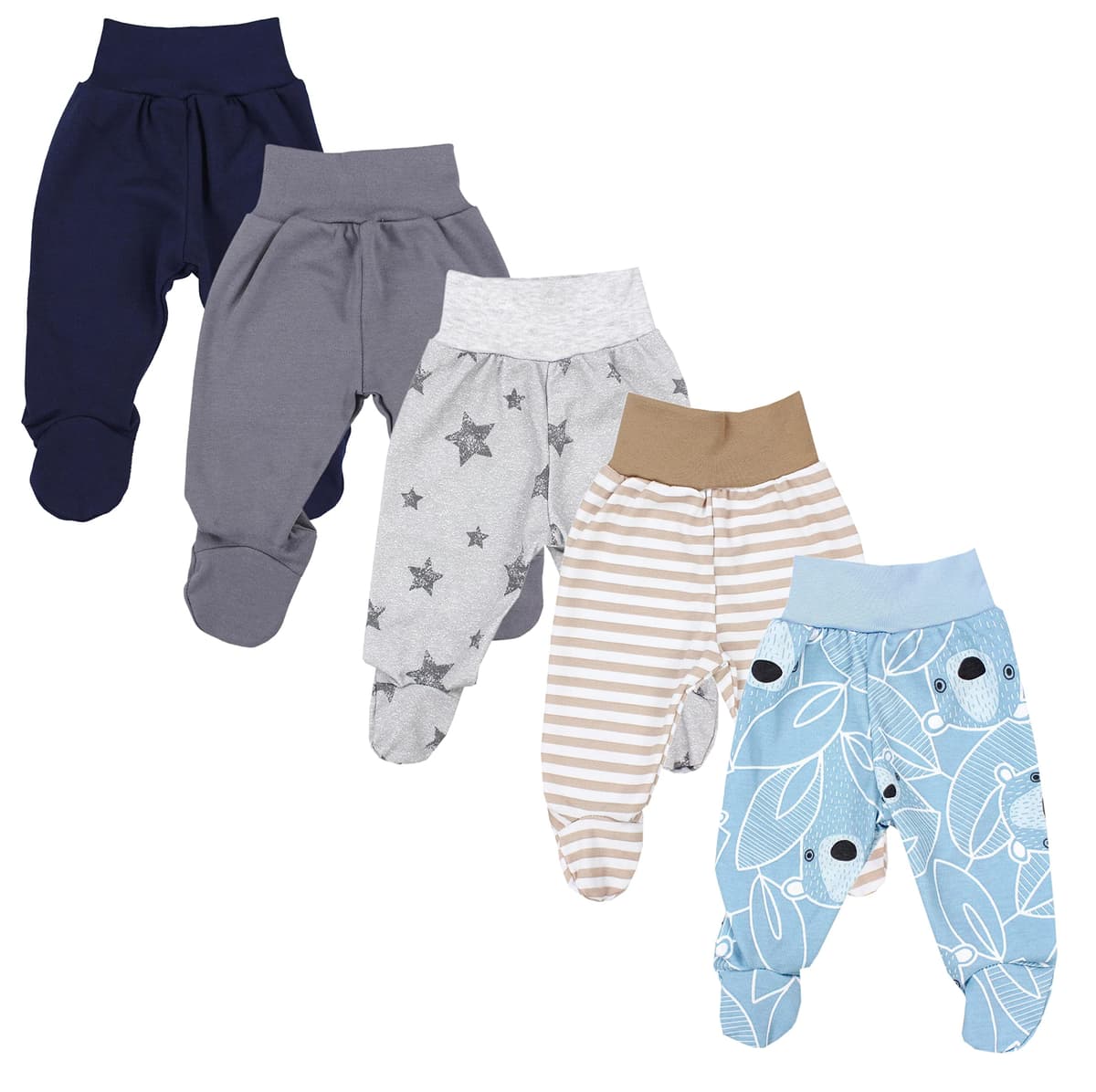 TupTam Pantalón con Pies de Bebé NIños NIña Pack de 5 — view 20