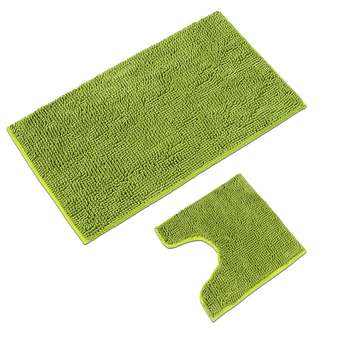 WohnDirect Alfombra Baño Gris 45x45cm • Alfombrilla baño Antideslizante y Lavable • Cómoda Y Súper Absorbente — view 18