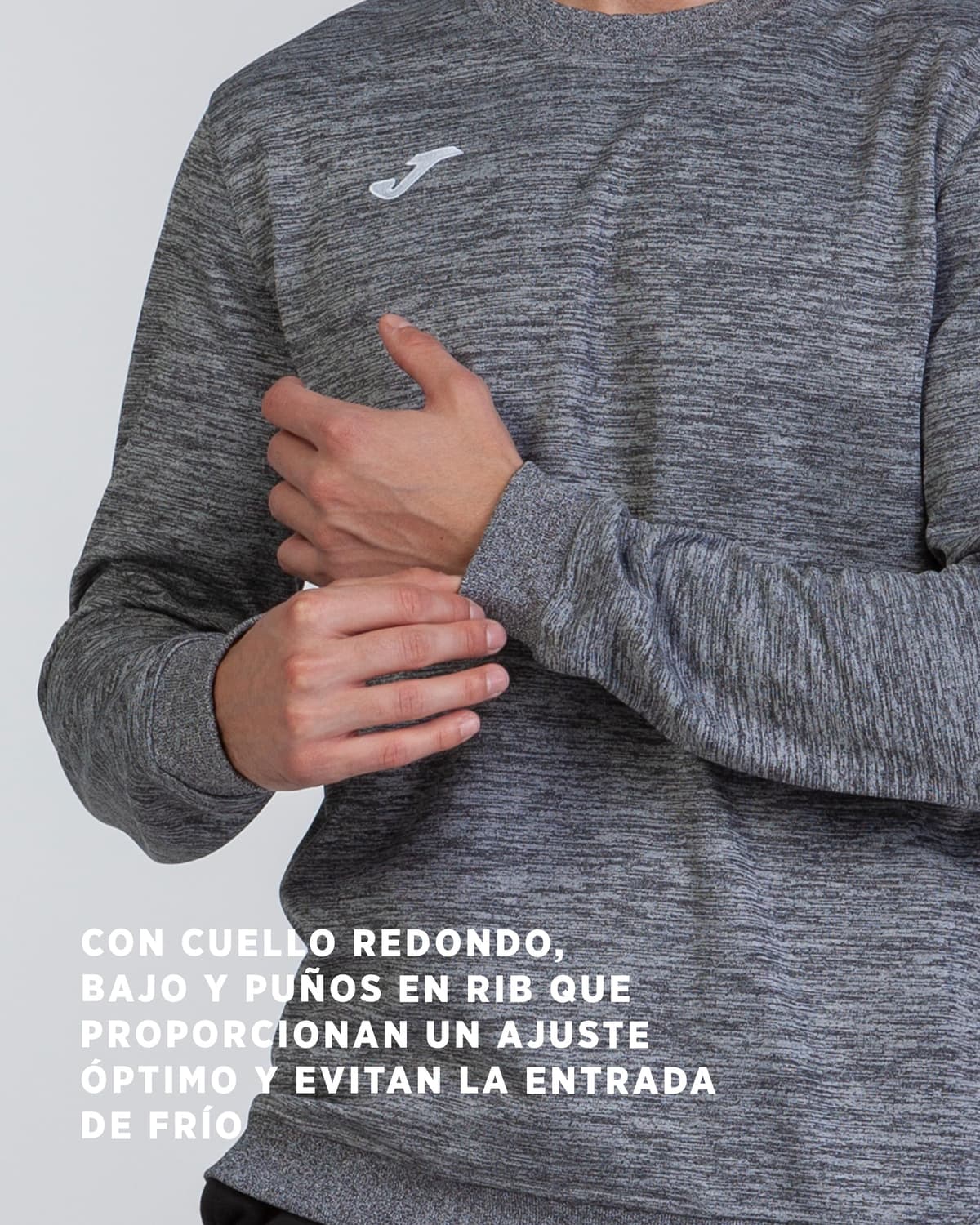 Joma Sudadera de Hombre, 6XS - 3XL - Comodidad que Evita Entradas de Frío, Interior de Felpa Suave - Cairo II — view 2