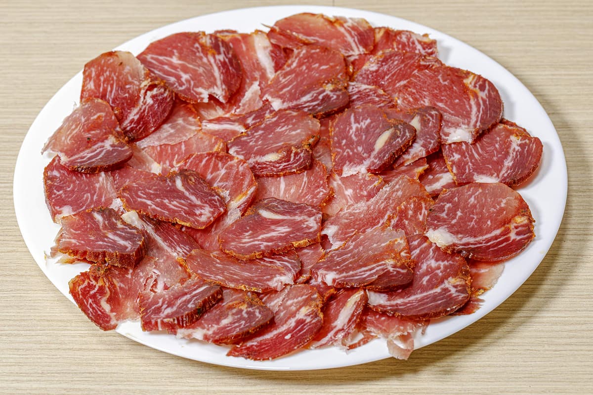 Lomo Ibérico de Cebo Loncheado 50% Raza Ibérica 500 g (5×100 g) — Curación +12 Semanas — Cert. Hycer — Guijuelo Salamanca — aBeiou — view 4
