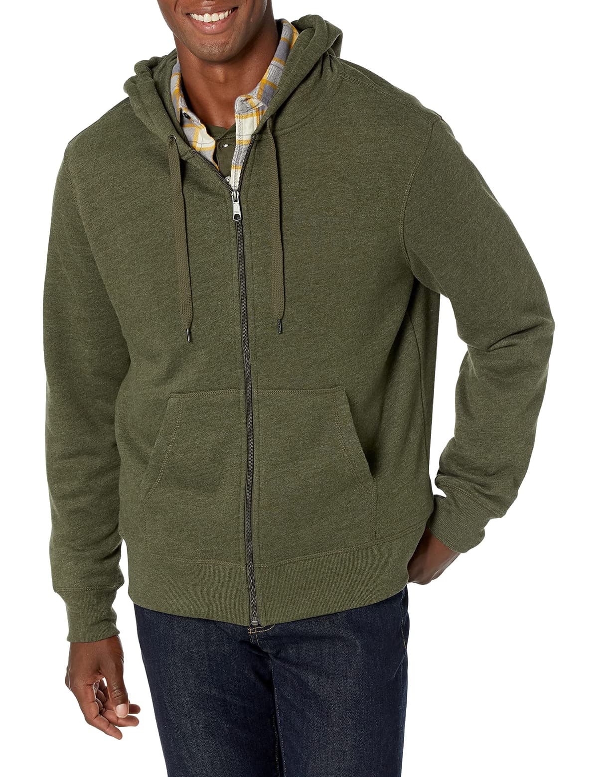 Amazon Essentials Chaqueta de Felpa con Cremallera Completa (Disponible en Tallas Grandes y Largos Especiales) Hombre — view 16