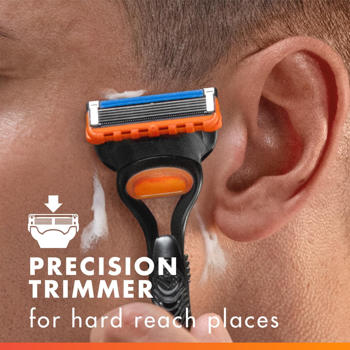 Gillette Fusion5 Blades, Men's Shaving Refills Pack of 11, Precision Trimmer, Anti-Friction Razor — view 5
