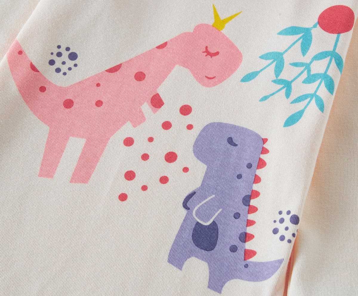 Girls Christmas Pyjamas Set Toddler Clothes Sleepwear Animal Printed Nightwear Winter Long Sleeve PJs 2 Piece Outfit Xmas Gift for Kids — view 3