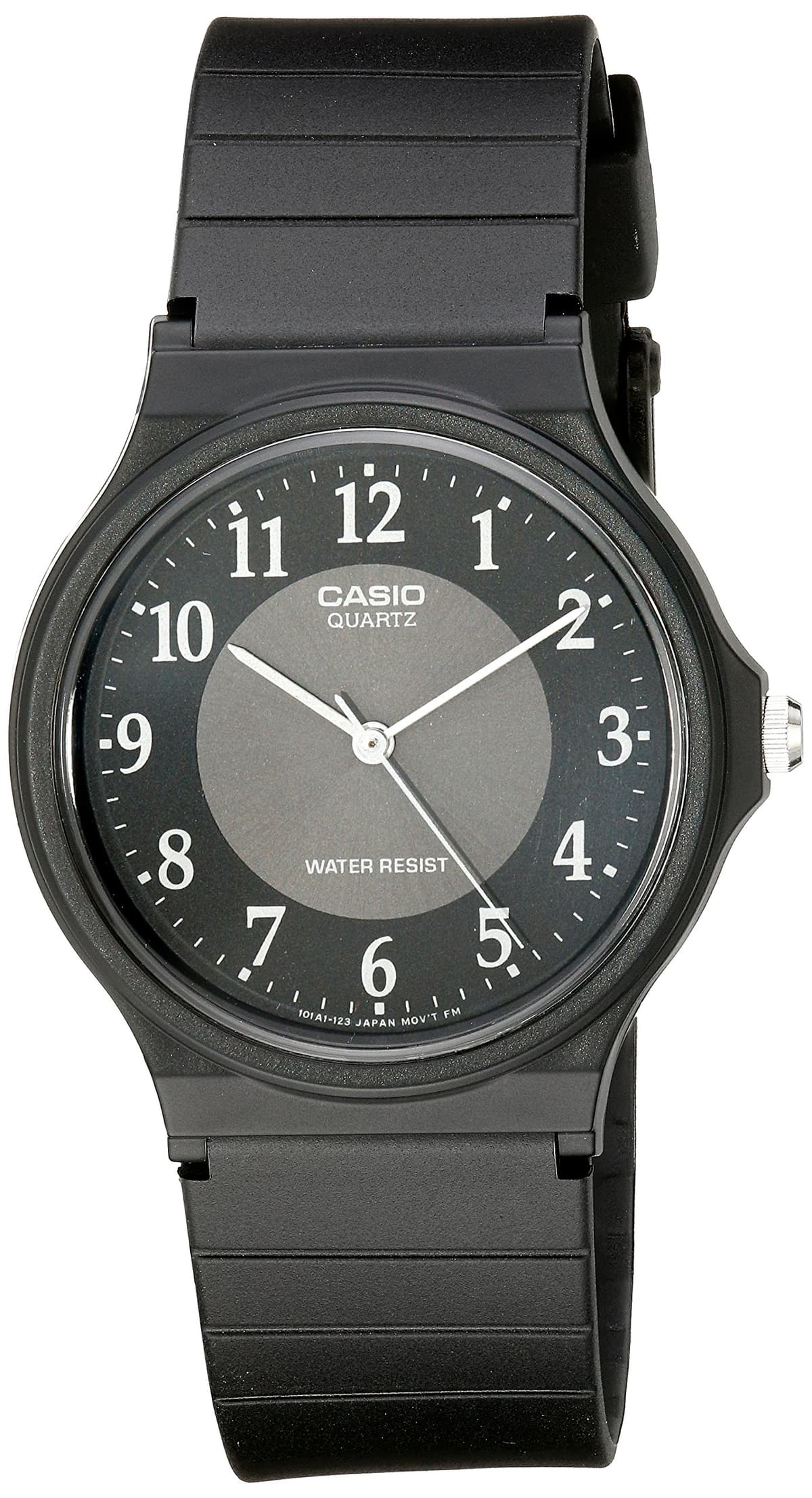 Casio MQ24 Series | Quartz Analog Watch for Men | Water Resistant | Resin Case | Resin Band | Resin Glass | Three Hand Analog (HR, Min, SEC) | Classic Casio Design | 3 Year Battery — view 3