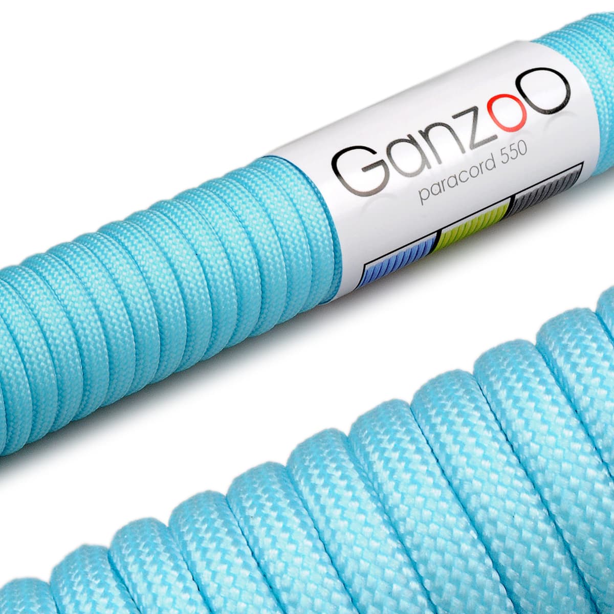 Ganzoo Paracord 550, Cuerda de 4 mm, 30 Metros, Poliéster, Tipo 3-7 Hilos Interiores, Correa de Perro Collar Pulsera, Camping Supervivencia y Cuerda Multiusos, Verde Oscuro — view 74