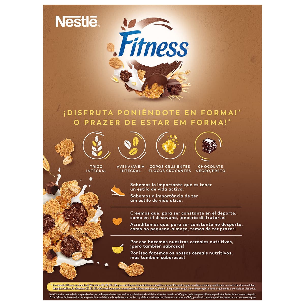 Cereales Nestlé Fitness Chocolate Negro - 1 paquete de 375 g — view 4