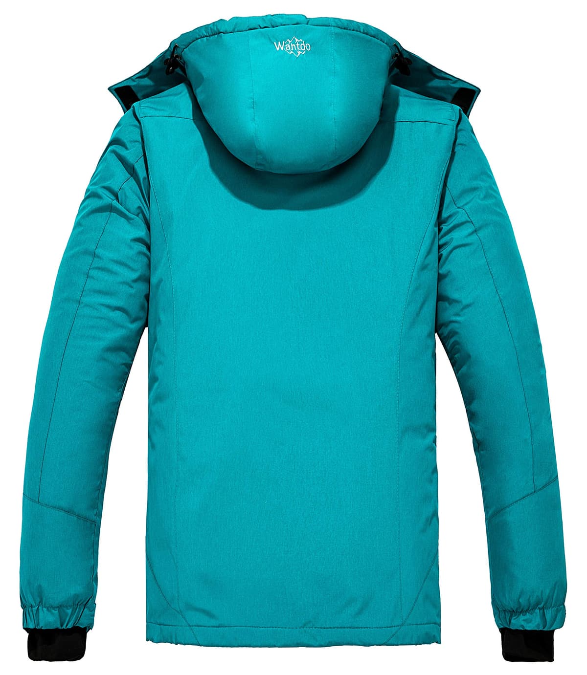 Wantdo Chaqueta de Esquí Cálida para Mujer con Forro Polar Chaqueta de Snowboard Impermeable con Capucha Abrigo de Montaña Impermeable Antiviento Mujer — view 2