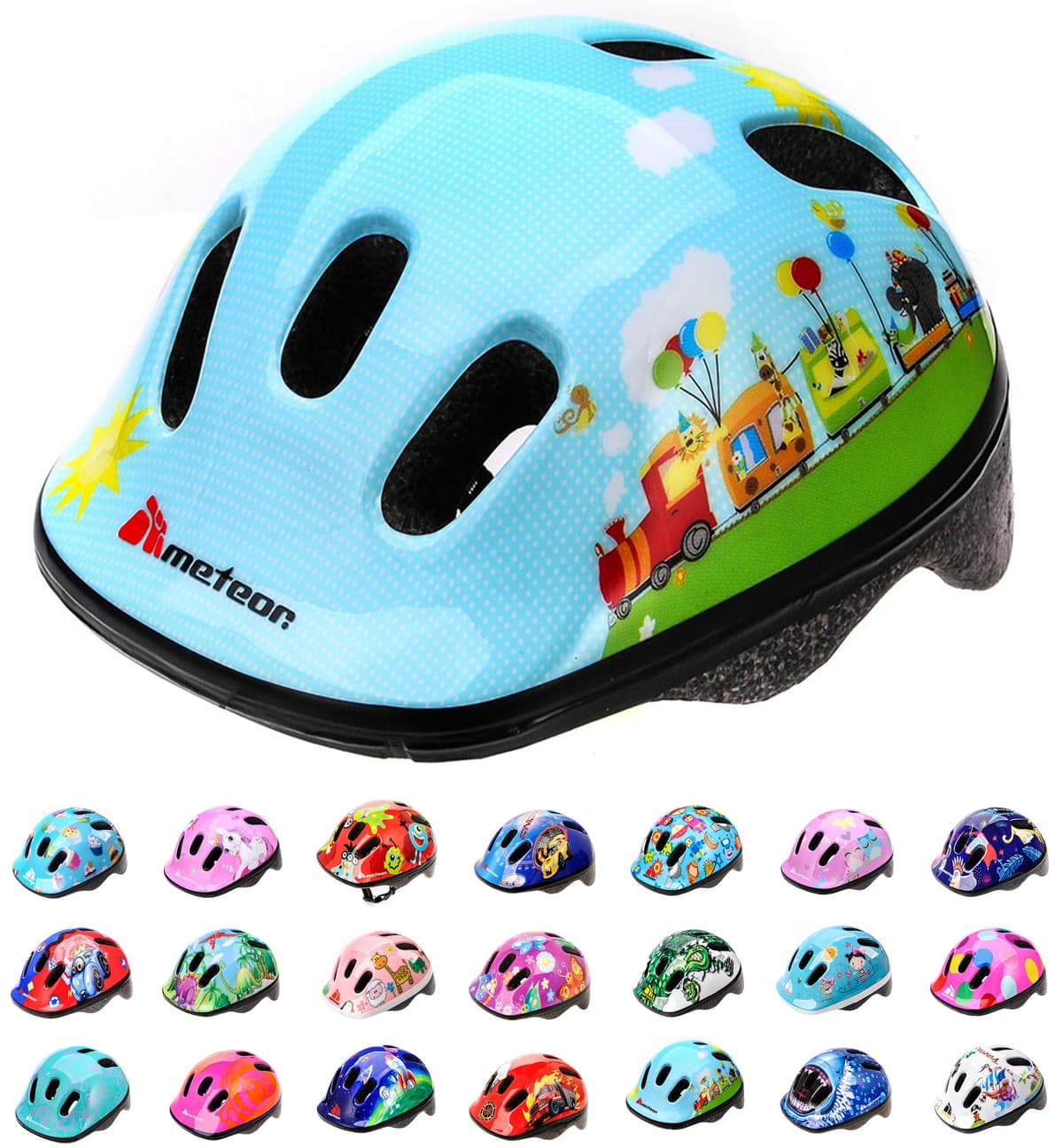 Casco Bicicleta para Niñas y Niños - Helmet Infantil de Bici para Ciclismo MTB Road Race Montaña BMX Carretera y Actividad Ciclista - Rolerskate Patines — view 12