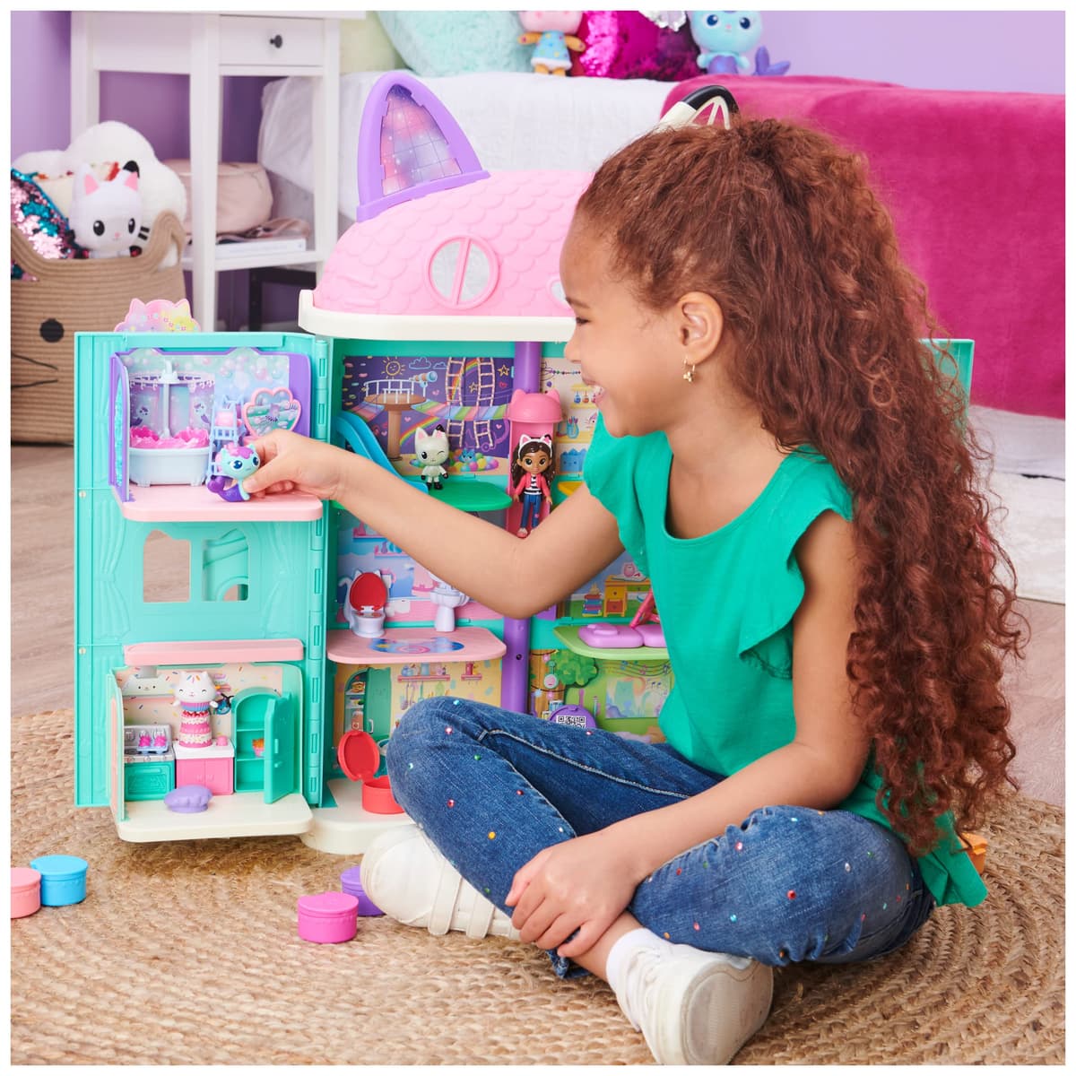La Casas de Muñecas de Gabby - El Baño de Siregata de Gabby's Dollhouse con 1 Figura, 3 Accesorios, 2 Caja Sorpresa y 3 Muebles - Juguetes Niñas 3 años + — view 3