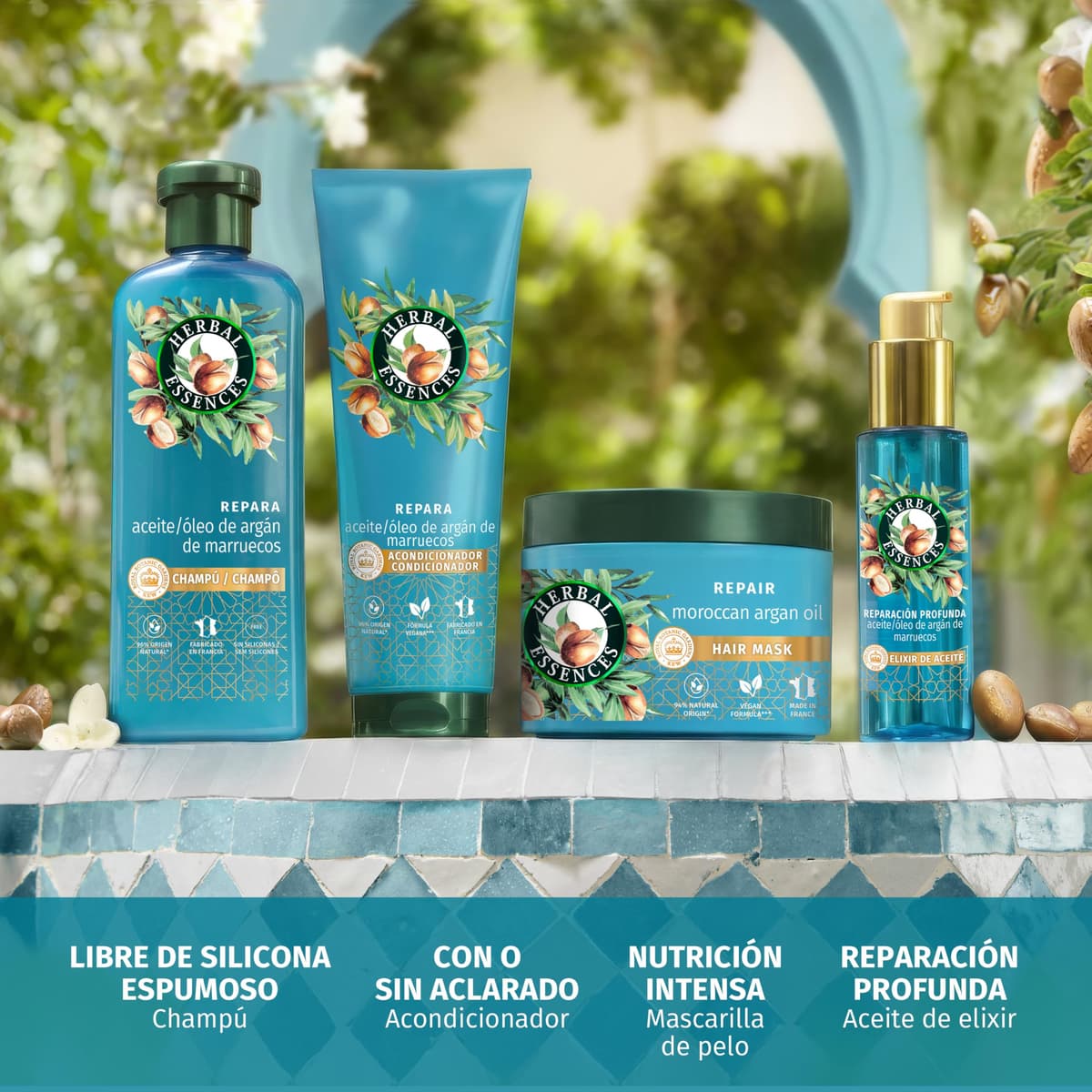 Herbal Essences Elixir Reparador Profundo Con Aceite De Argán De Marruecos 95ml Para Un Pelo Suave Y Brillante. Penetra Profundamente En El Pelo Para Nutrir, Fortalecer Y Reparar — view 7