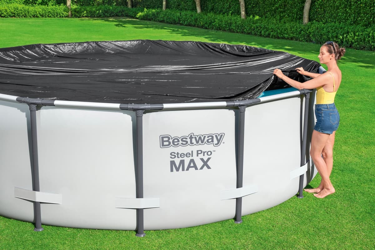 Bestway | Round Pool Cover for Above Ground Pools, 3.05m — view 2