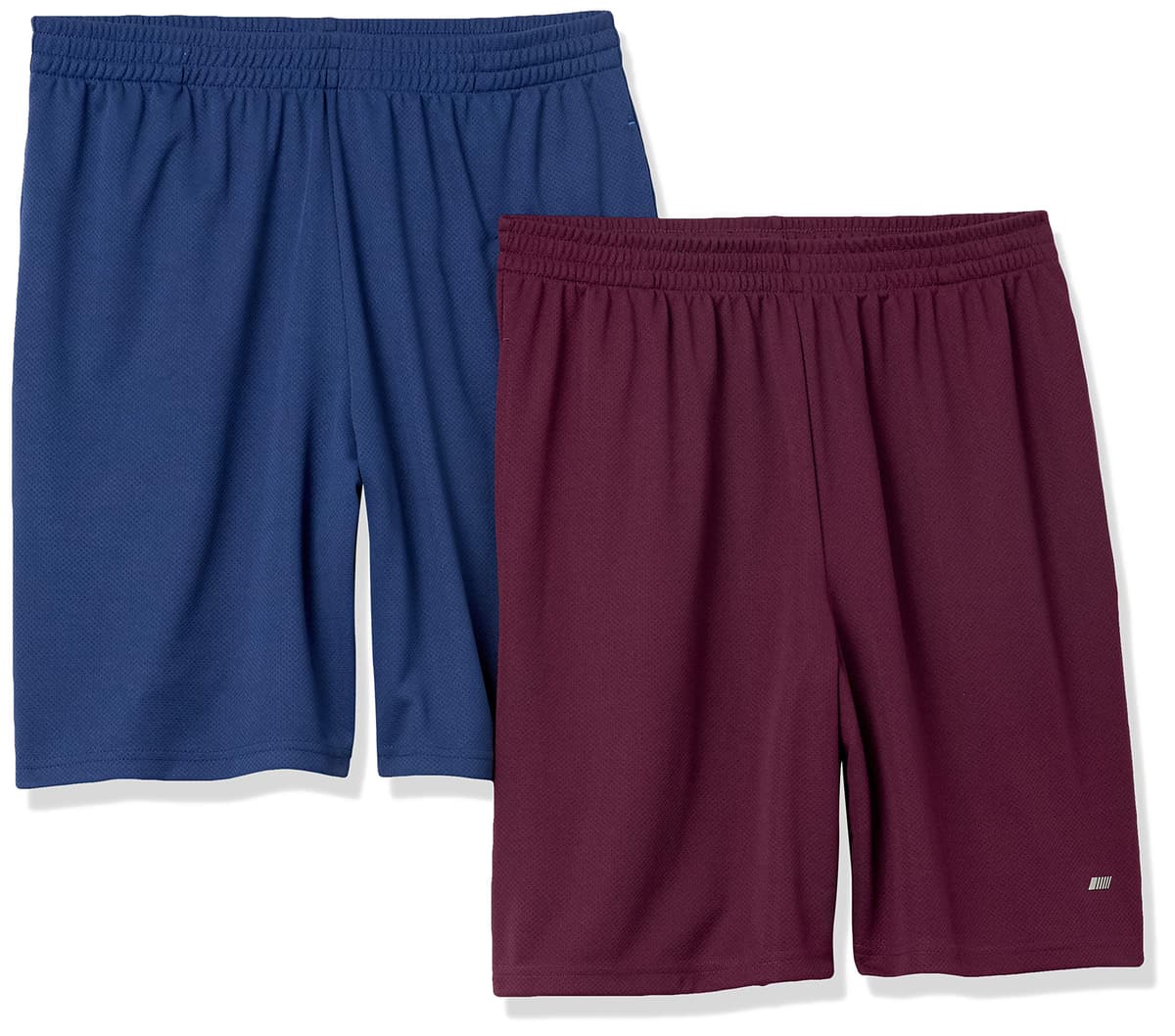Amazon Essentials Pantalones Cortos de Entrenamiento de Corte Suelto de Alto Rendimiento para Gimnasio y Baloncesto Hombre, Pack de 2 — view 12