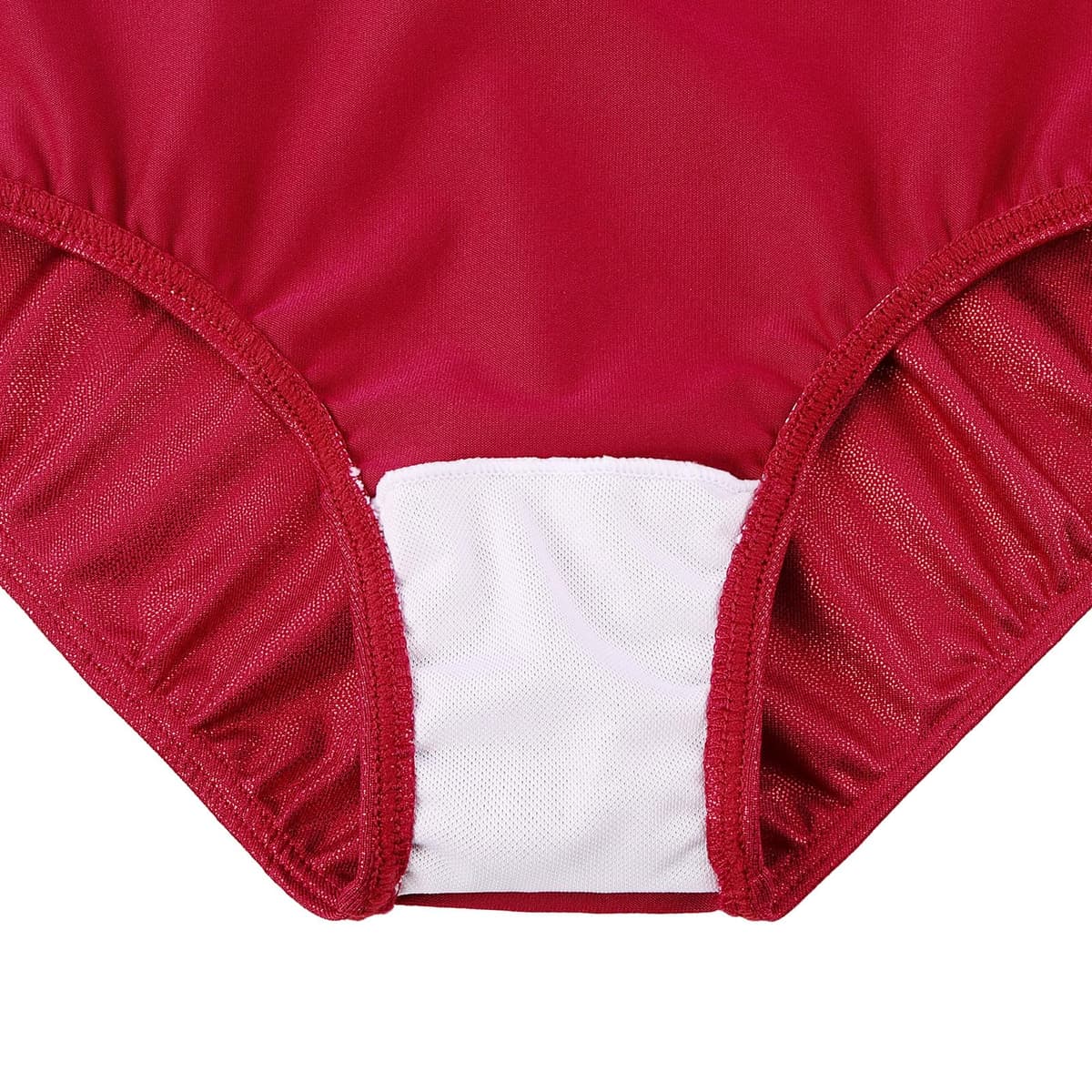 Niña Maillots de Gimnasia Mangas Largas con Lentejuelas en Tul — view 7