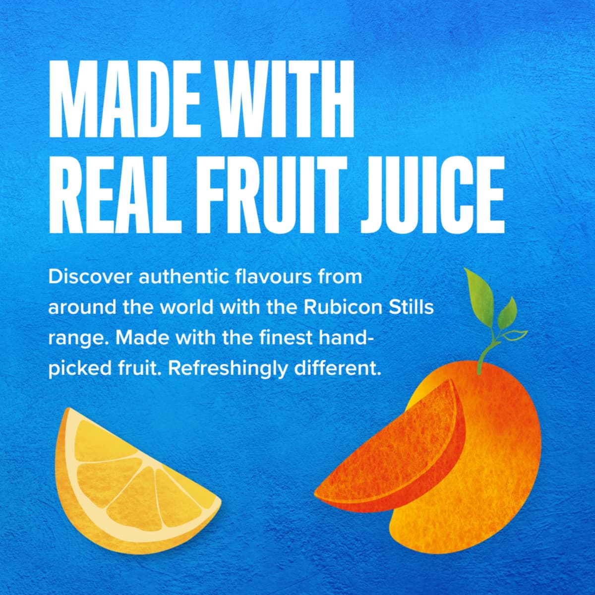 Rubicon 24 Pack Sparkling Mango Flavoured Fizzy Drink with Real Fruit Juice, Handpicked Fruits for a Temptingly Intense Taste "Made of Different Stuff" - 24 x 330ml Cans — view 5