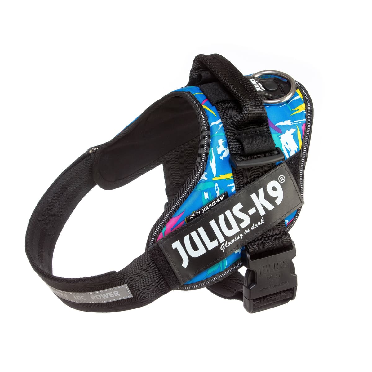 Julius-K9, 16IDC-AM-M, IDC Powerharness, dog harness, Size: Mini, Aquamarine — view 307