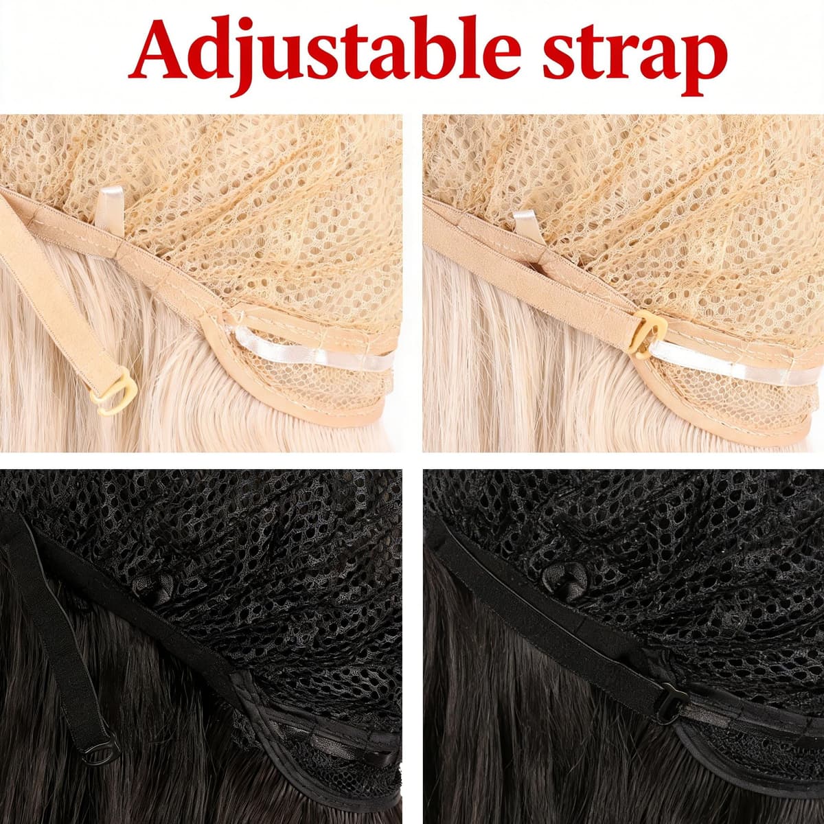 MapofBeauty 28 Pulgada/70 cm Largo Wavy Pelucas Middle Part Sintética Fibras Rizo Cabello Reemplazo Peluca Para Fiesta de Cosplay Diario (Naranja) — view 6