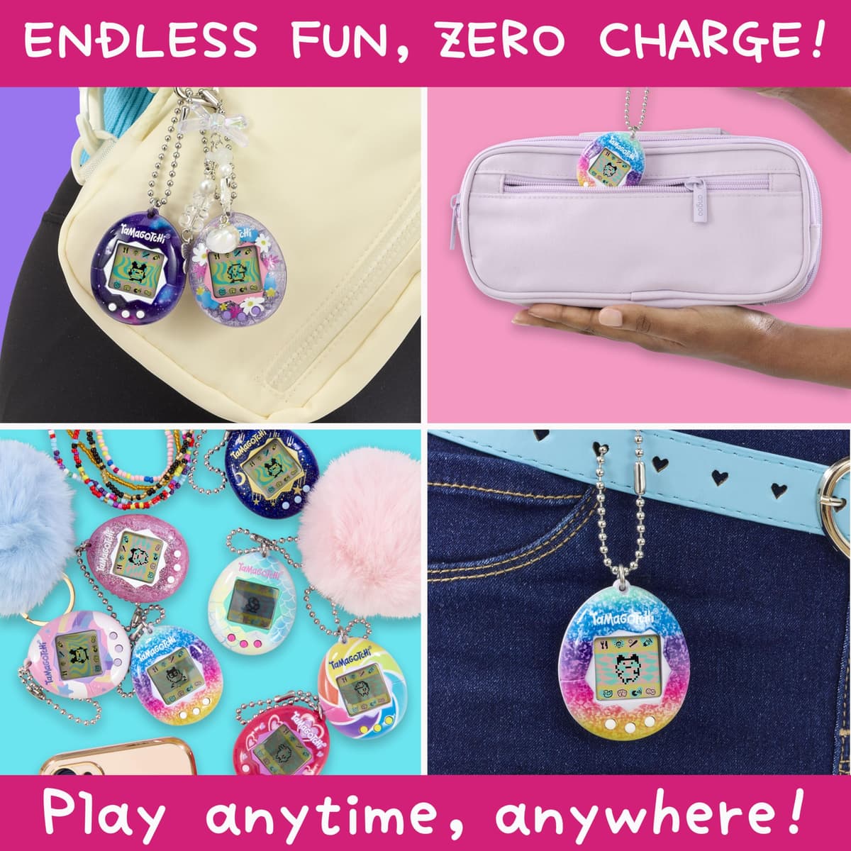 BANDAI Tamagotchi Angel Mascota Virtual Sky, Multicolor 42990 | Conviértete en su ángel guardián: aliméntalo, cuídalo, Juega y ayúdalo a evolucionar. ¡Una Mascota Celestial! +8 años — view 4