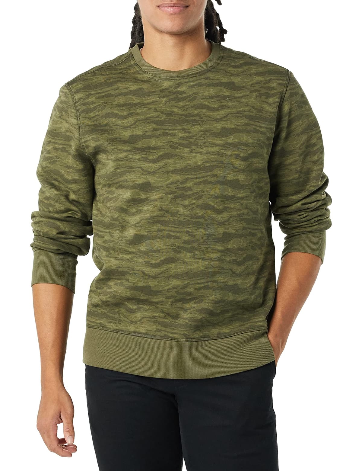 Amazon Essentials Hombre Sudadera de Forro Polar con Cuello Redondo (Disponible en Tallas Grandes y Largos Especiales) — view 25