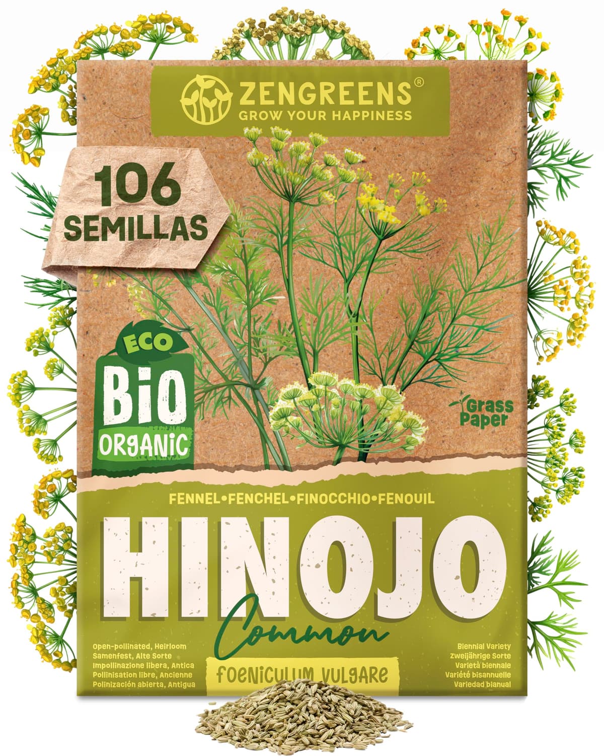 ZenGreens® - Set de semillas de hierbas medicinales y para infusiones eco - 10 variedades para cultivar fácilmente en el jardín, balcón o parterre elevado - Sementes verduras — view 20