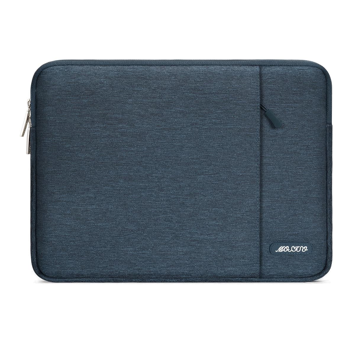 MOSISO Laptop Case 13.3 inch, 13-13.3 inch Laptop Sleeve Compatible with MacBook Air/Pro 13/Pro 14 M5 M4 M3 M2 M1, HP Dell ASUS Lenovo,Polyester Vertical Computer Sleeve Bag with Pocket, Gray — view 52