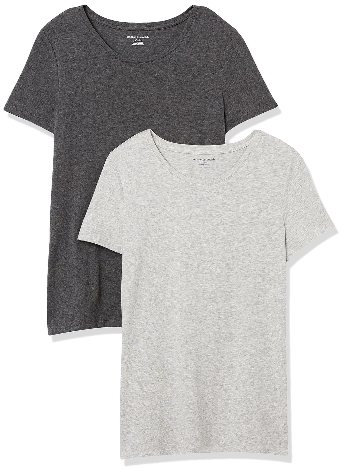 Amazon Essentials Women's Regular-Fit Short-Sleeve T-Shirt (Crewneck and V-Neck Options), Multipacks — view 387