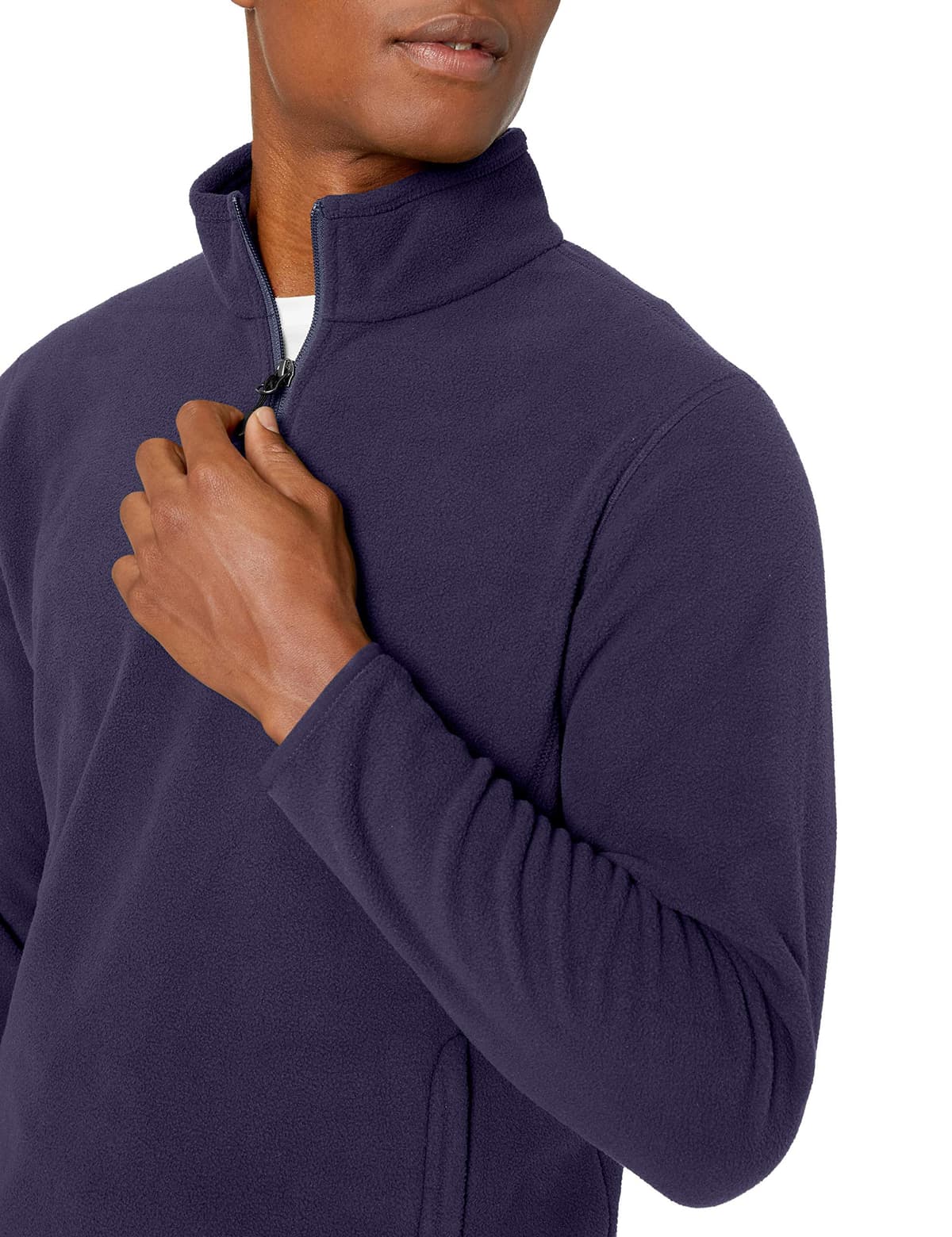 Amazon Essentials Hombre Chaqueta de Forro Polar con Cremallera de un Cuarto — view 4