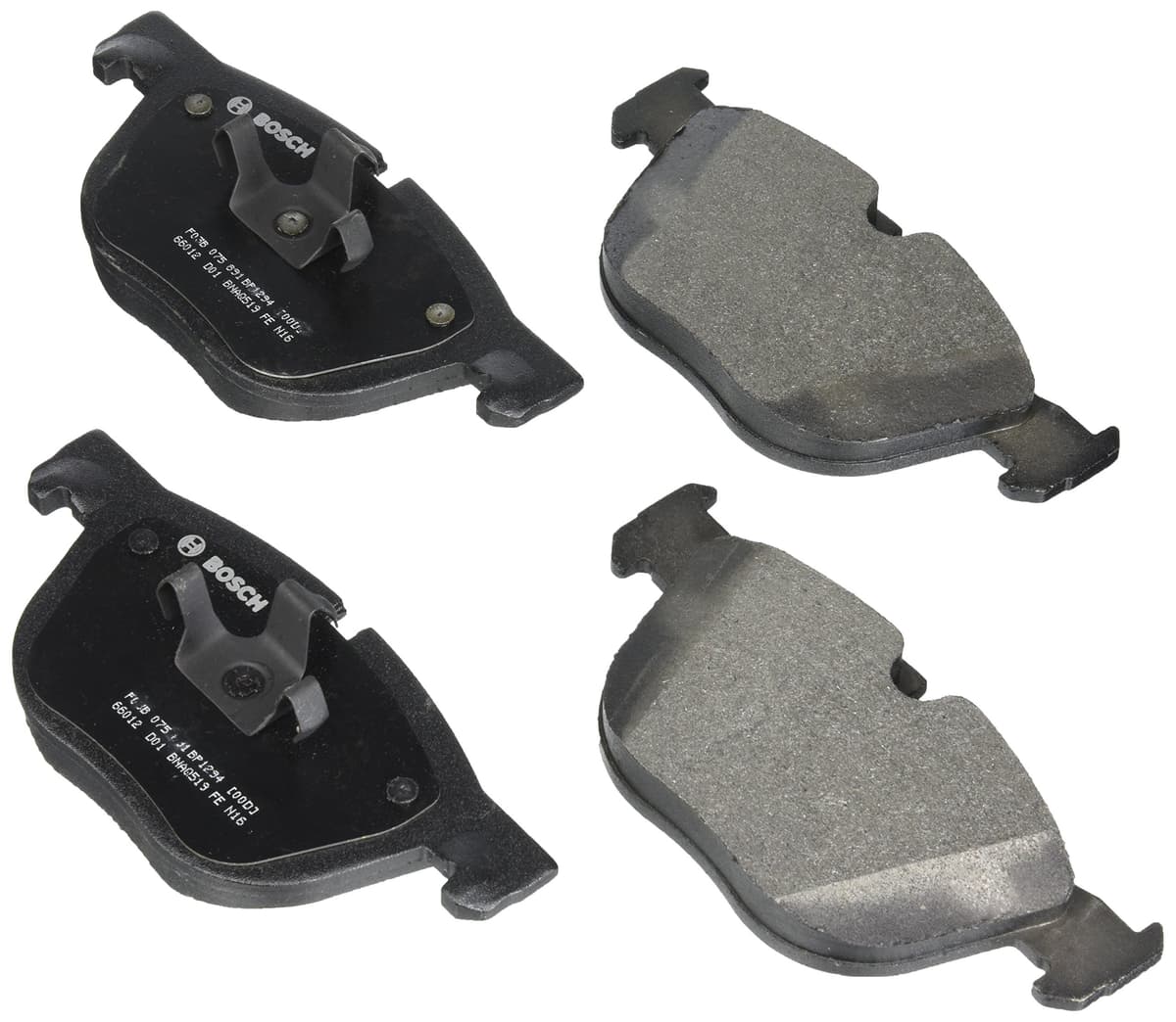 Bosch BC914 QuietCast Premium Ceramic Disc Brake Pad Set For: Acura ILX; Honda Accord, Civic, CR-V, Element, Fit, Front — view 19