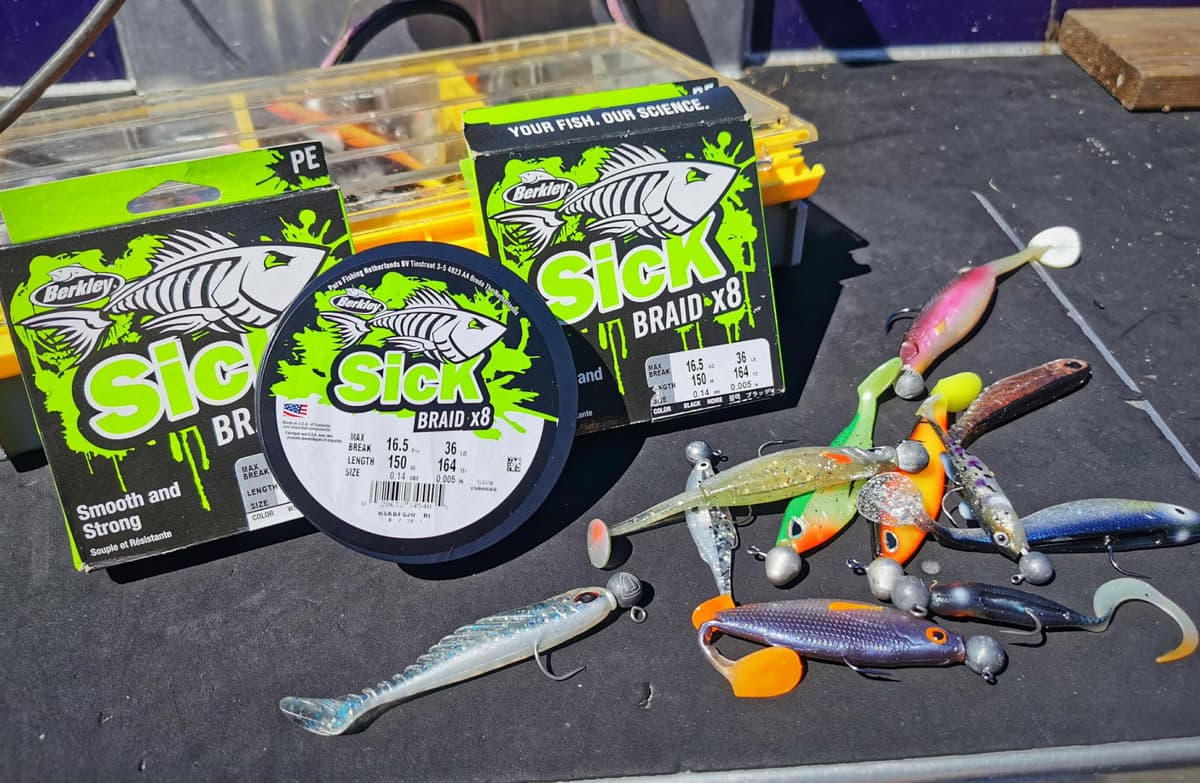 Berkley Sick Braid - Línea de pesca trenzada de 8 hebras, súper suave, 8 portadores, multifilamento, trenza de polietileno, líneas de pesca de depredador de 150/300 m para pesca en agua dulce y salada — view 10