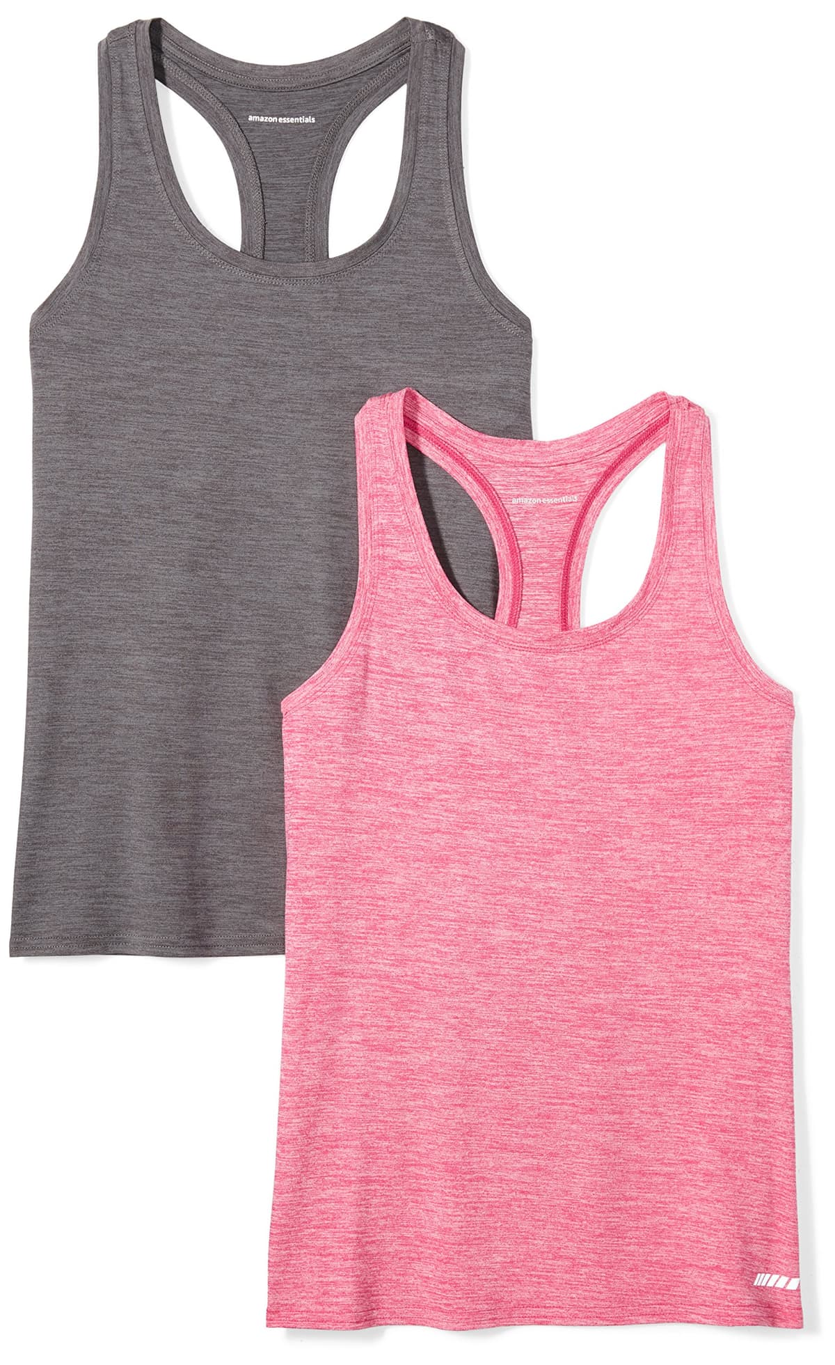 Amazon Essentials Top Deportivo Elástico de Entrenamiento, Secado Rápido y Espalda Nadadora (Tallas Grandes) Mujer, Paquetes Múltiples — view 18