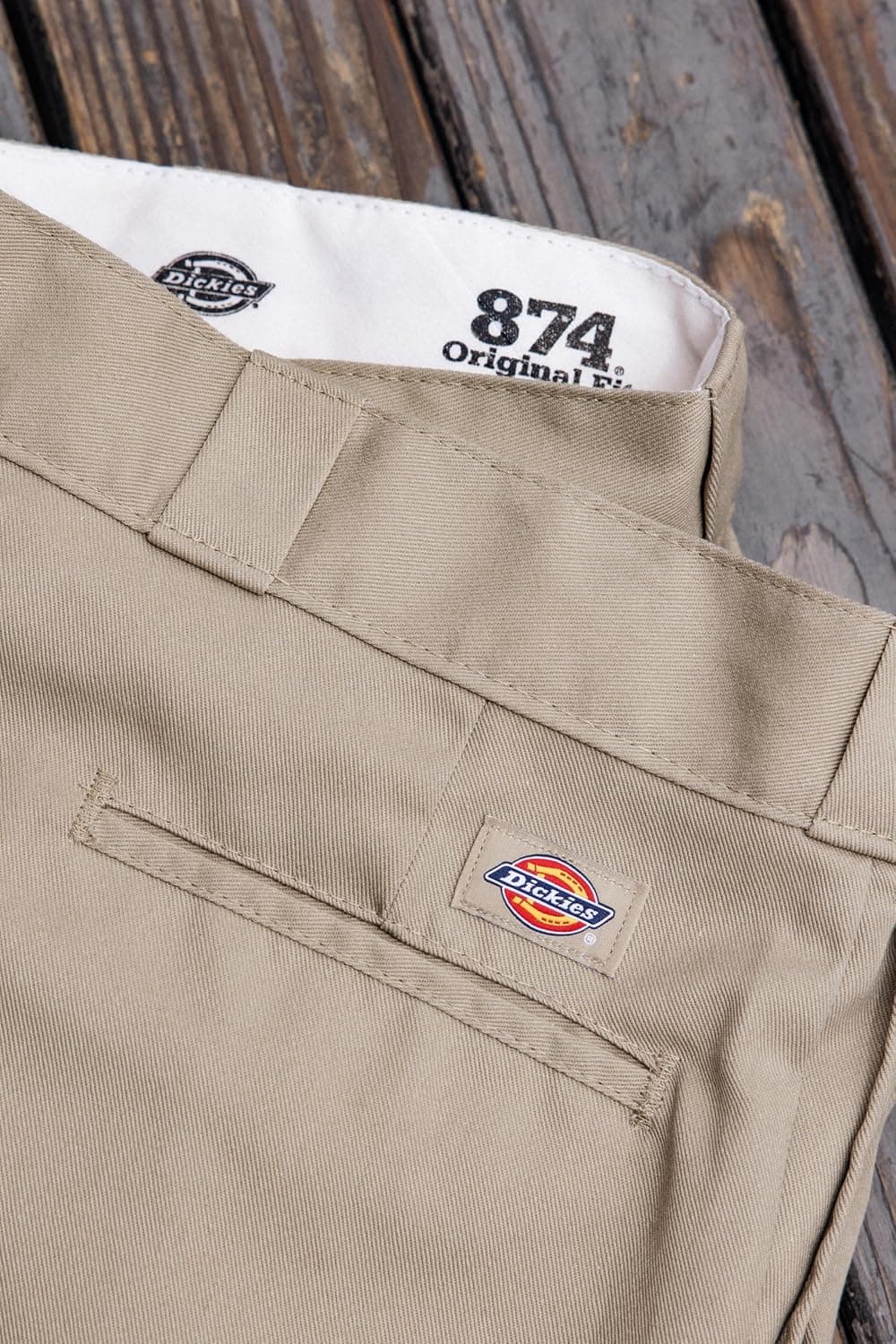 Dickies Men's Original 874 Work Utility Pants, Khaki, 38W / 32L 38W / 32L Khaki — view 5