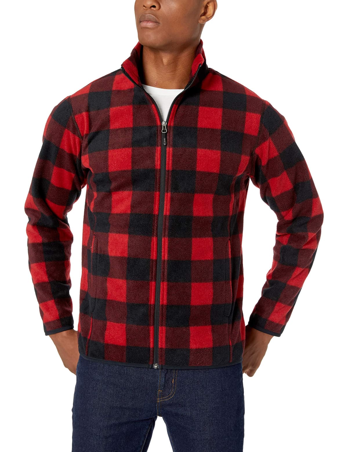 Amazon Essentials Chaqueta de Felpa con Cremallera Completa (Disponible en Tallas Grandes y Largos Especiales) Hombre — view 16