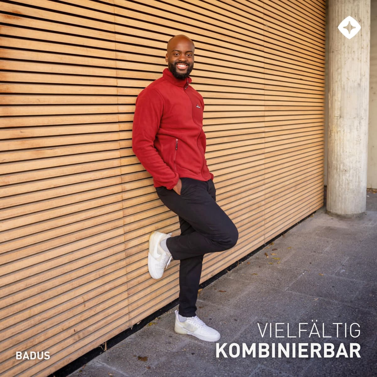 Höhenhorn Badus Chaqueta polar para hombre Cremallera completa Senderismo al aire libre Senderismo — view 2