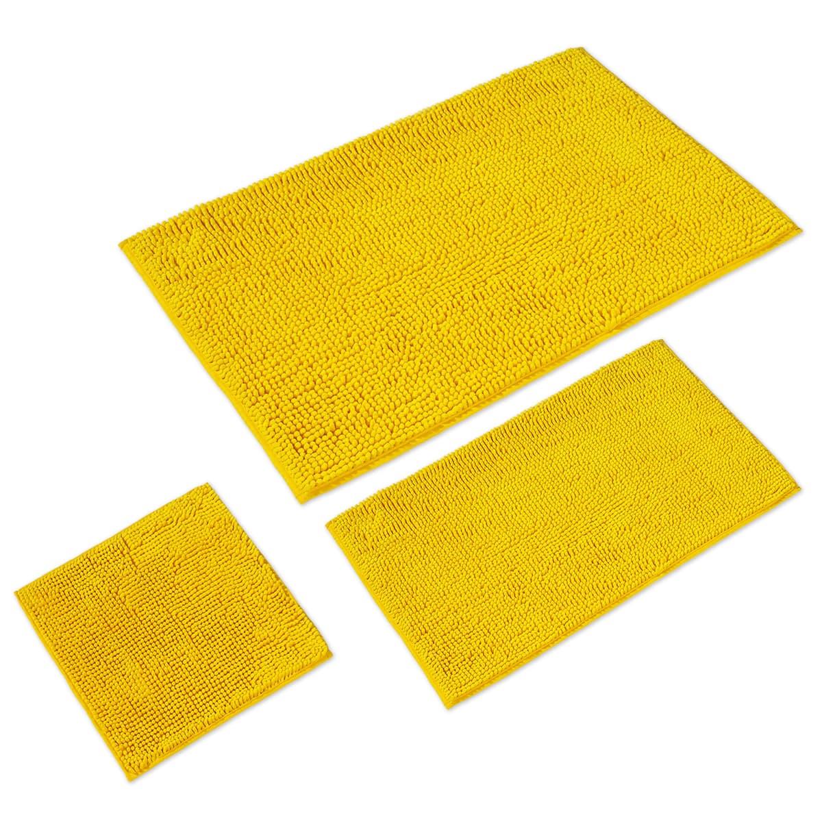 WohnDirect Alfombra Baño Gris 45x45cm • Alfombrilla baño Antideslizante y Lavable • Cómoda Y Súper Absorbente — view 17