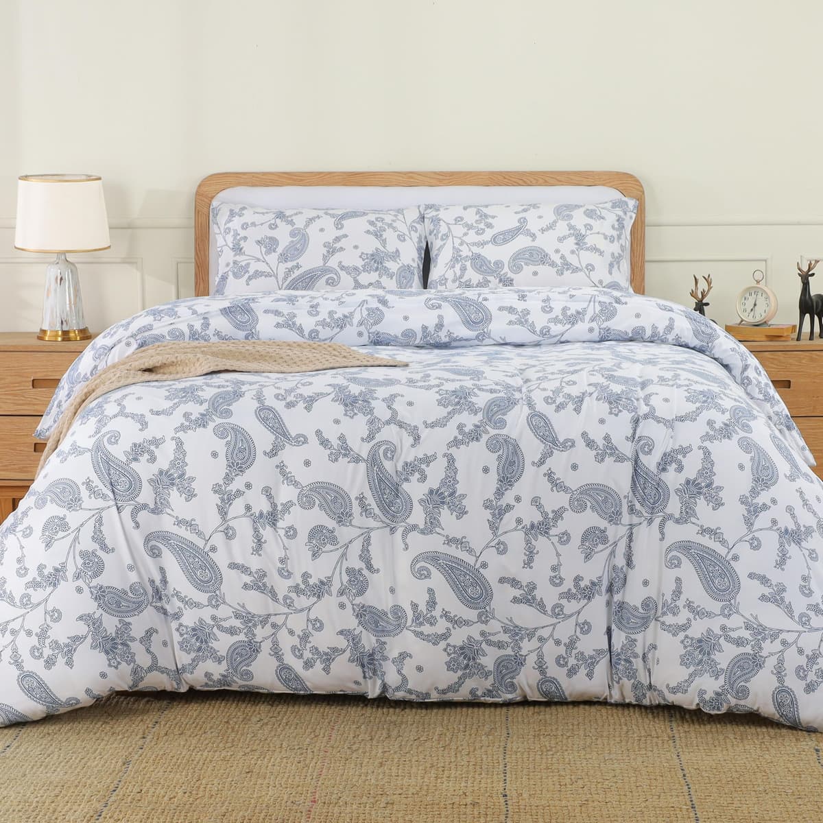 Utopia Bedding Duvet Cover Double - Soft Microfibre Polyester - Bedding Quilt Cover Set, with Pillow cases (Grey) — view 17