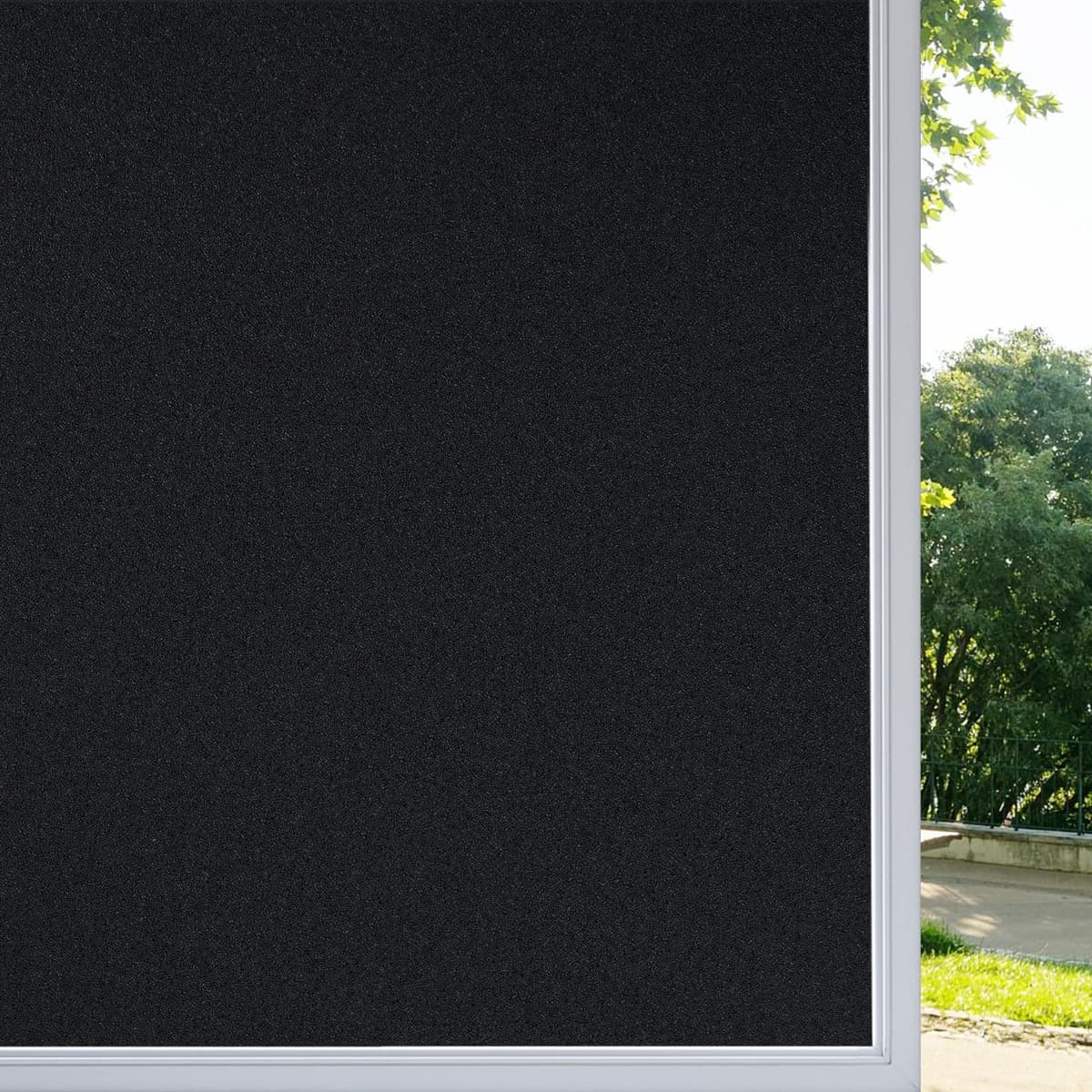 rabbitgoo Vinilos Espejo para Ventanas 44.5x200cm, Vinilo Espejo Unidireccional, Lámina Protector Solar Privacidad, Vinilo Ventana Deorativos Adhesiva Anti 85% Calor y 90% UV para Hogar Oficina — view 18