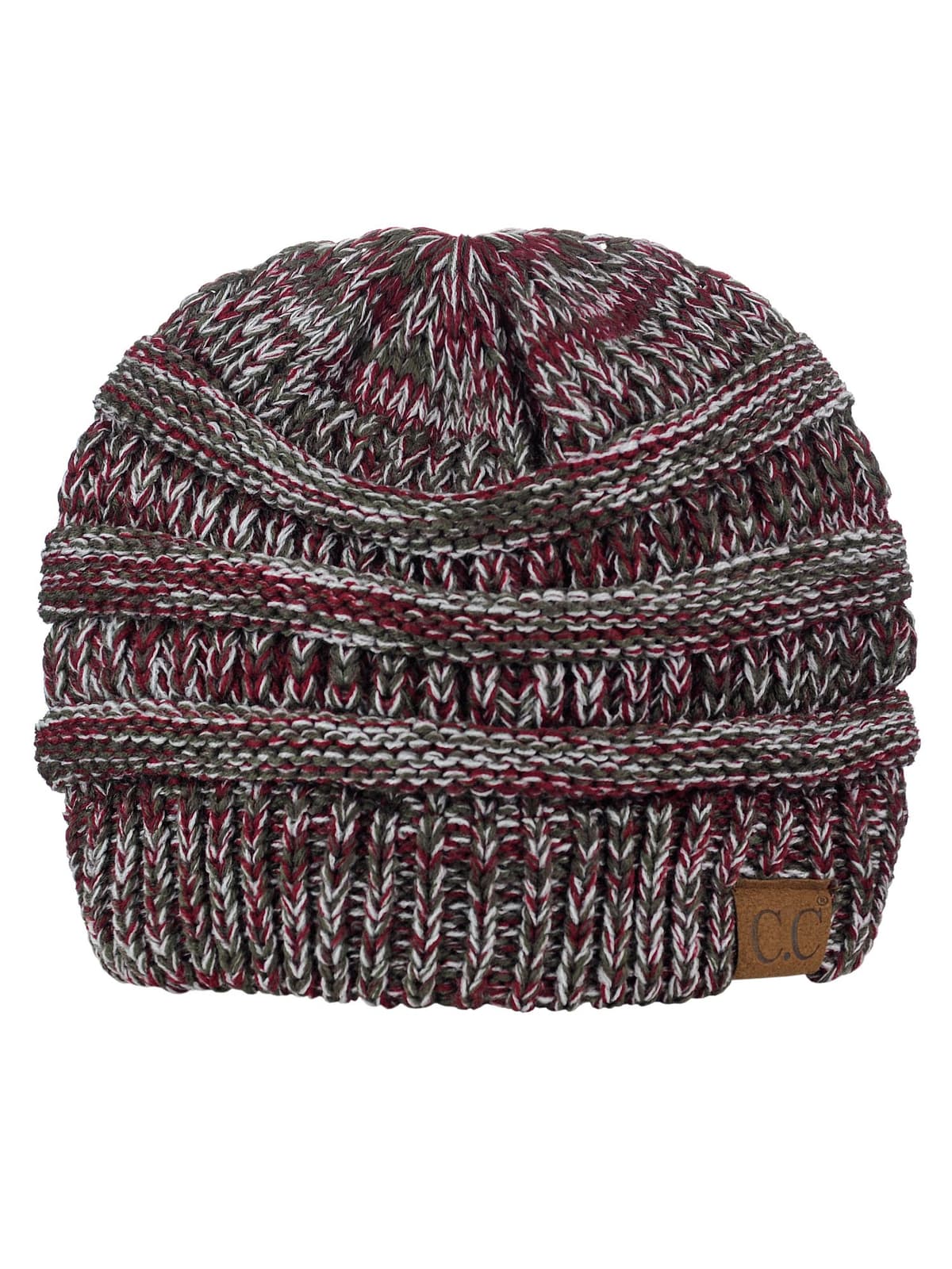 Warm Chunky Soft Stretch Cable Knit Beanie Skully — view 123