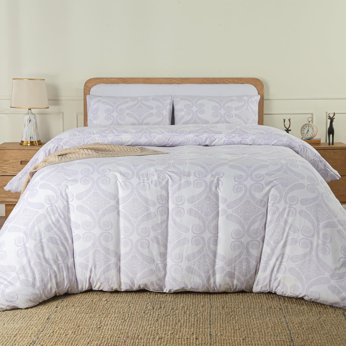 Utopia Bedding Duvet Cover Double - Soft Microfibre Polyester - Bedding Quilt Cover Set, with Pillow cases (Grey) — view 56