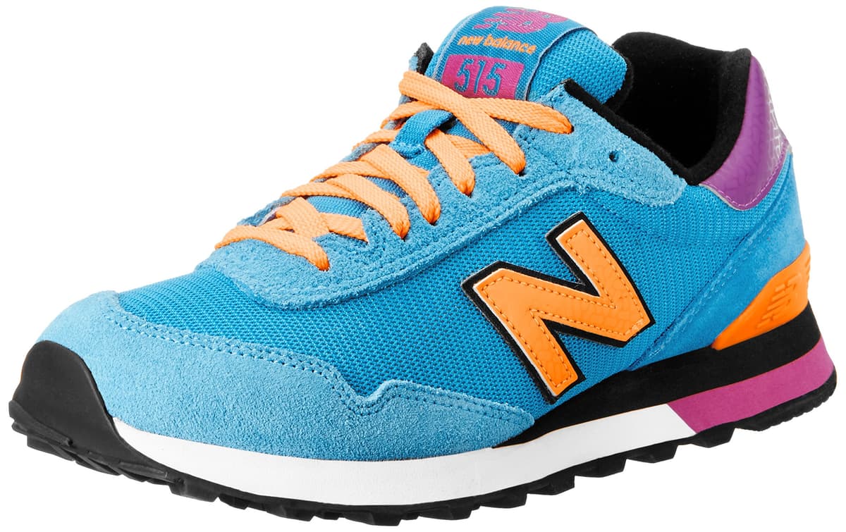 New Balance Women's 515 V1 Sneaker, Black/Prism Purple/Gold Rush, 6 M US — view 11