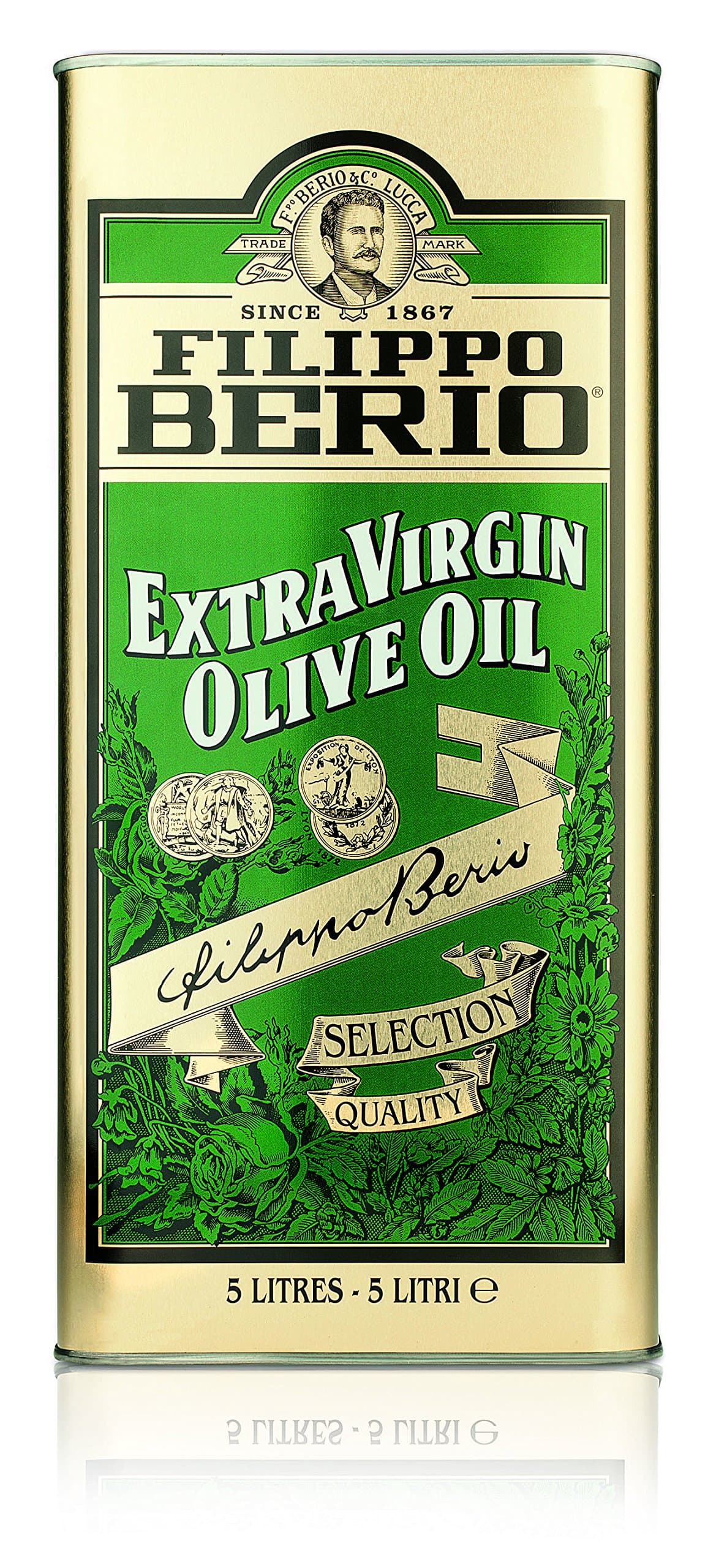 Filippo Berio Extra Virgin Olive Oil, Large Bottle (5 Litres) — view 3
