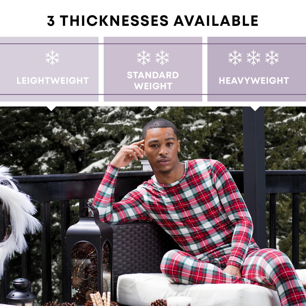 Rocky Thermal Underwear Men Long Johns Men Thermal Underwear Thermals Mens Base Layer Mens Thermals Top and Bottom Set — view 4