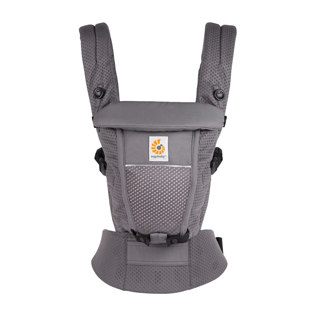 Ergobaby Mochila portabebé Adapt para recién nacidos desde el nacimiento, portabebé ergonómico de malla SoftFlex de 3 posiciones para transportar en el abdomen y en la espalda, Slate Blue — view 16
