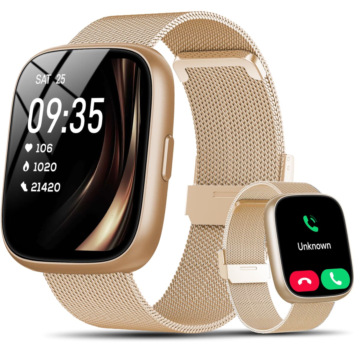 Cillso Smart Watch for Men Women, 1.85" Fitness Watch with Bluetooth 5.3 Call, Smartwatch with Heart Rate/Sleep Monitor, 110+ Sports Modes, IP68 Waterproof Activity Tracker for Android iOS, Pink — view 7